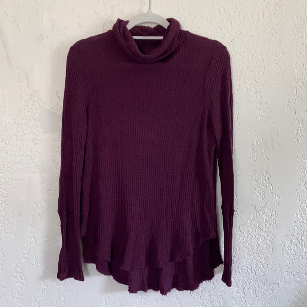 Me to We maroon/purple turtleneck, size small